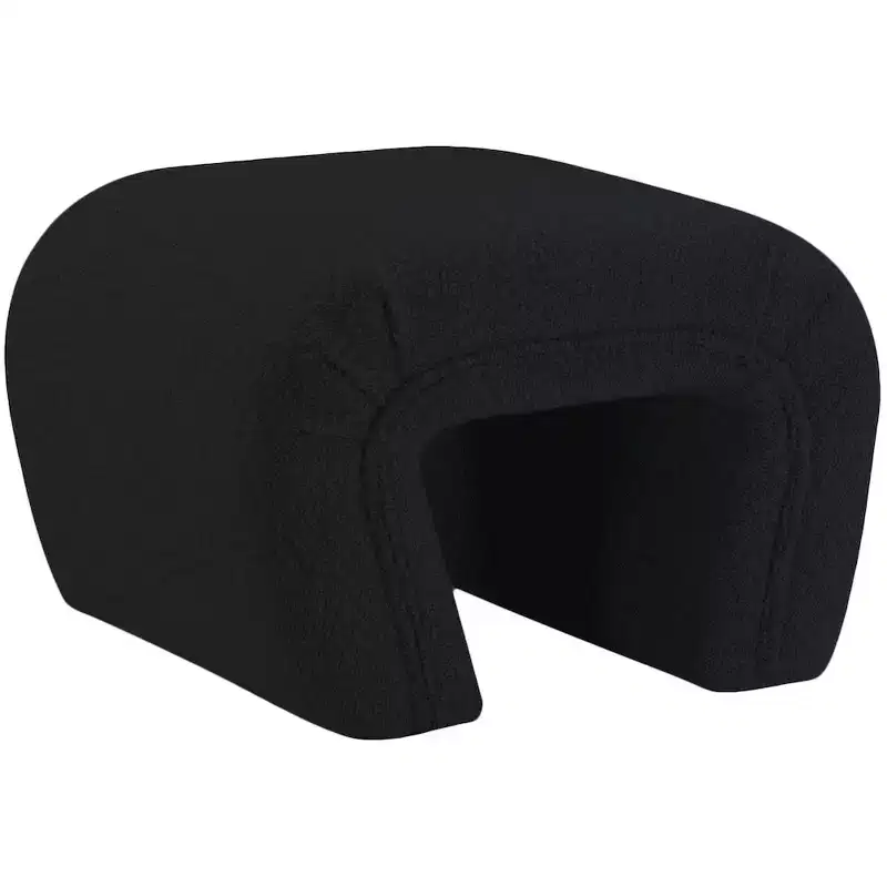 Meridian Furniture,Odelia Boucle Fabric Bench
