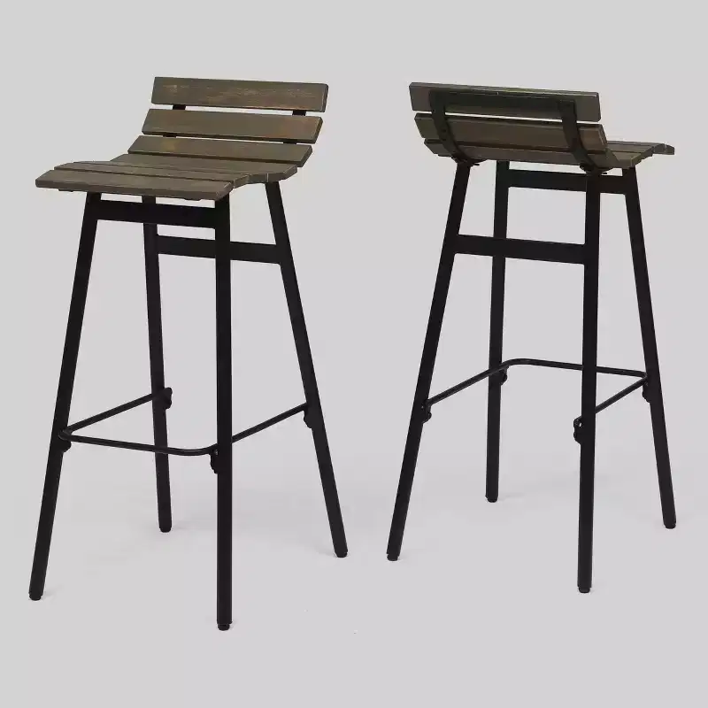 Set of 2 Pepperwood Wooden Barstool - Christopher Knight Home