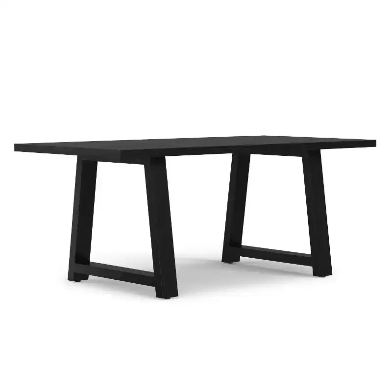 Aeris 72inch Wide Solid Mango Farmhouse Dining Table