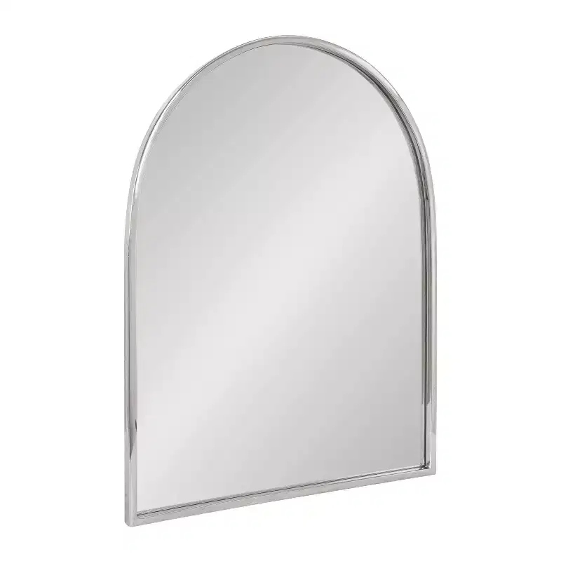 Kate and Laurel Rowla Arch Wall Mirror, 24x32, Silver