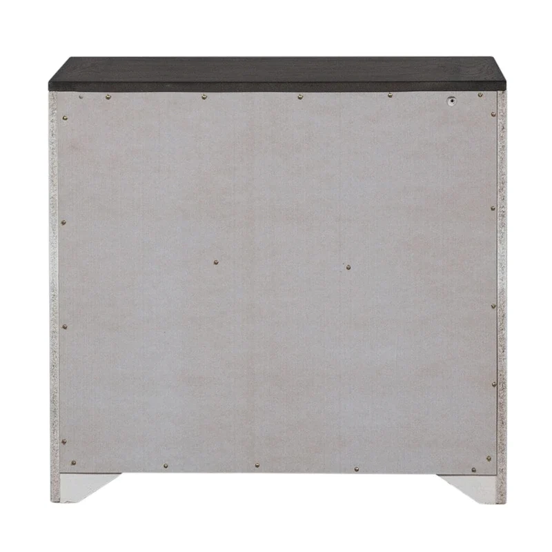 Allyson Park Wirebrushed White Bunching Lateral File Cabinet