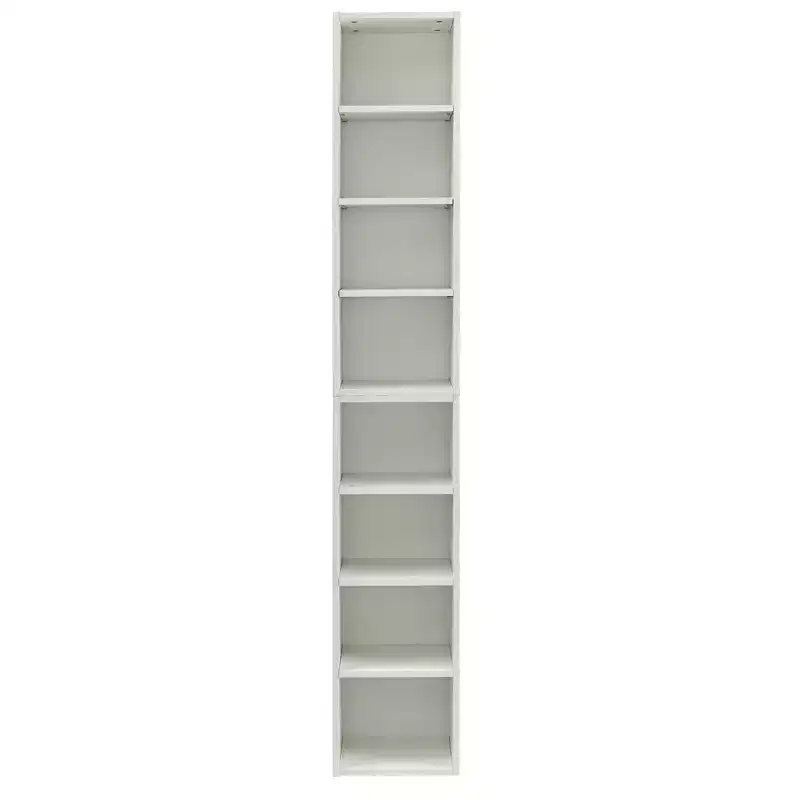 70.9 in.Tall Wood 4-Shelf Standard Bookcase with Shelves (Set of 2)