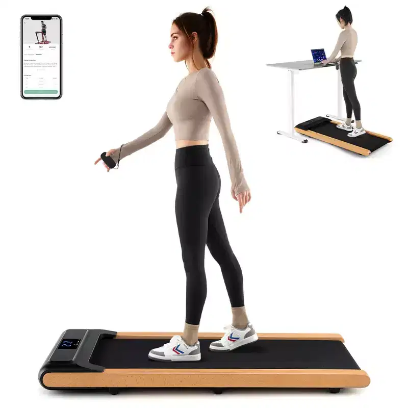 Costway 3-in-1 Walking Pad Under Desk Treadmill with Remote Smart APP Control LED Display
