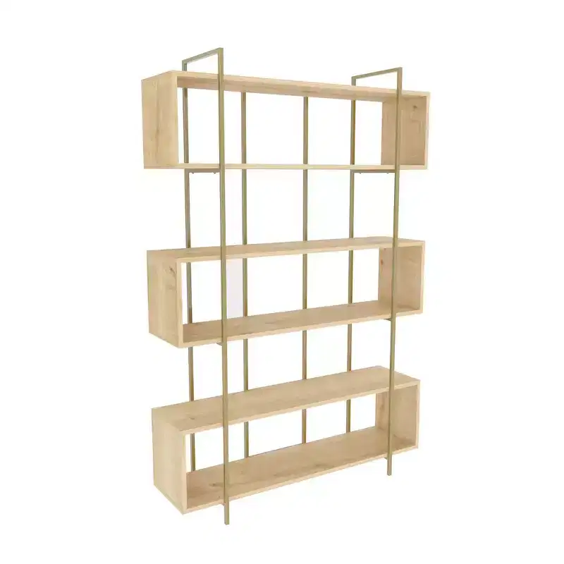 Modern Bookcase with Open Shelves
