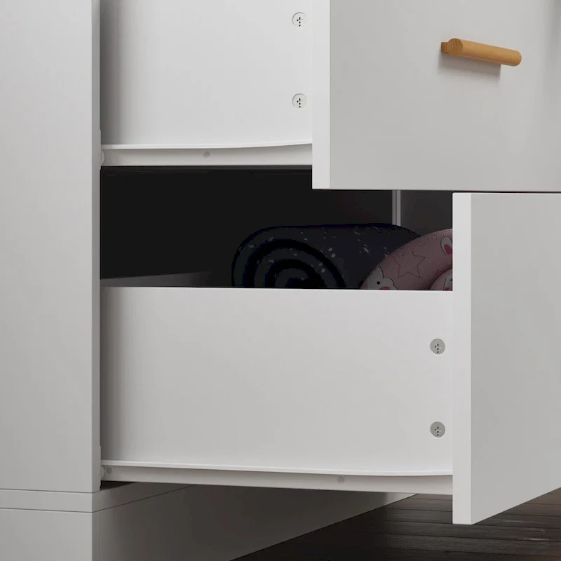 63 Wide Large Freestanding Armoire Wardrobe Cabinet with Drawers
