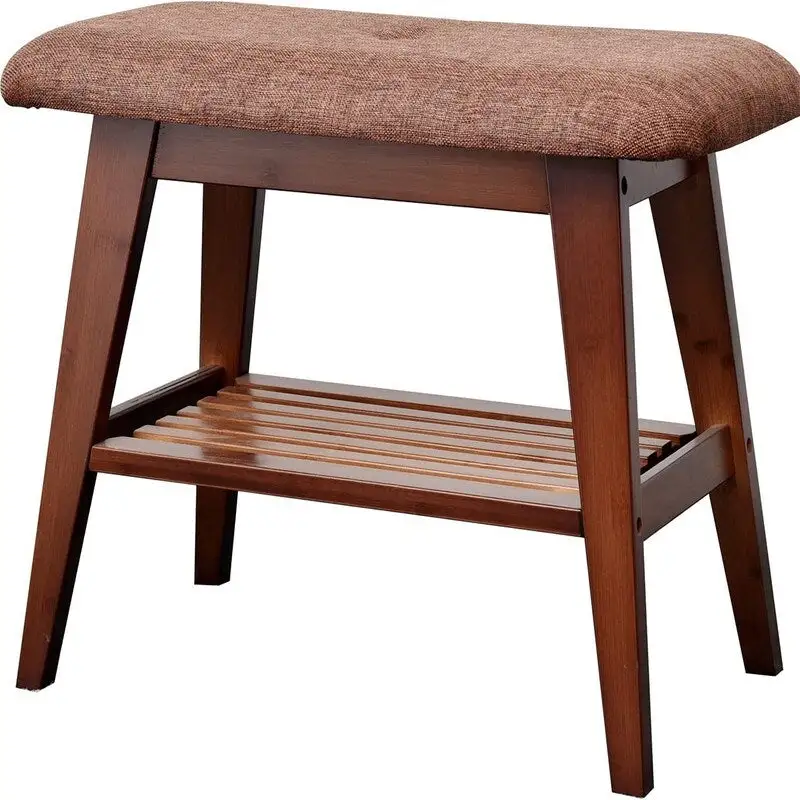 Bamboo Entryway Bench - 11.8D x 23.6W x 17.7H