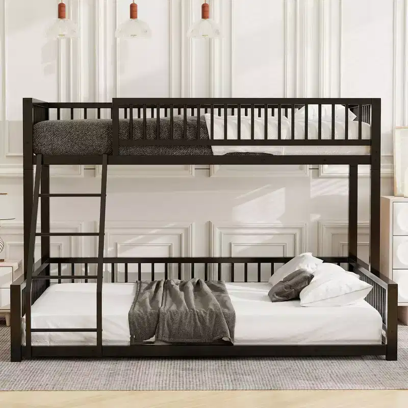Triple Wide 5-Tier Oval Etagere Bookcase – Industrial Display Shelves, Brown 55