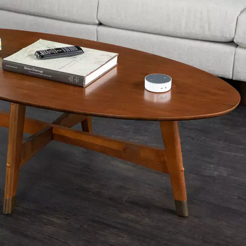 Iron & Rubberwood Coffee Table, 17