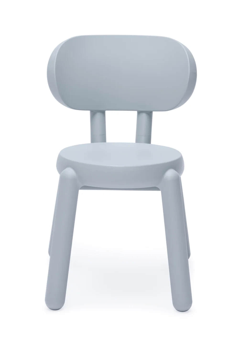 Modern Round Molded Plastic Chair for Indoor and Outdoor Use