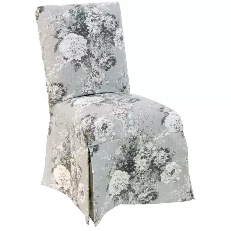 Skyline Furniture Victoria Slipcover Dining Chair in Pattern