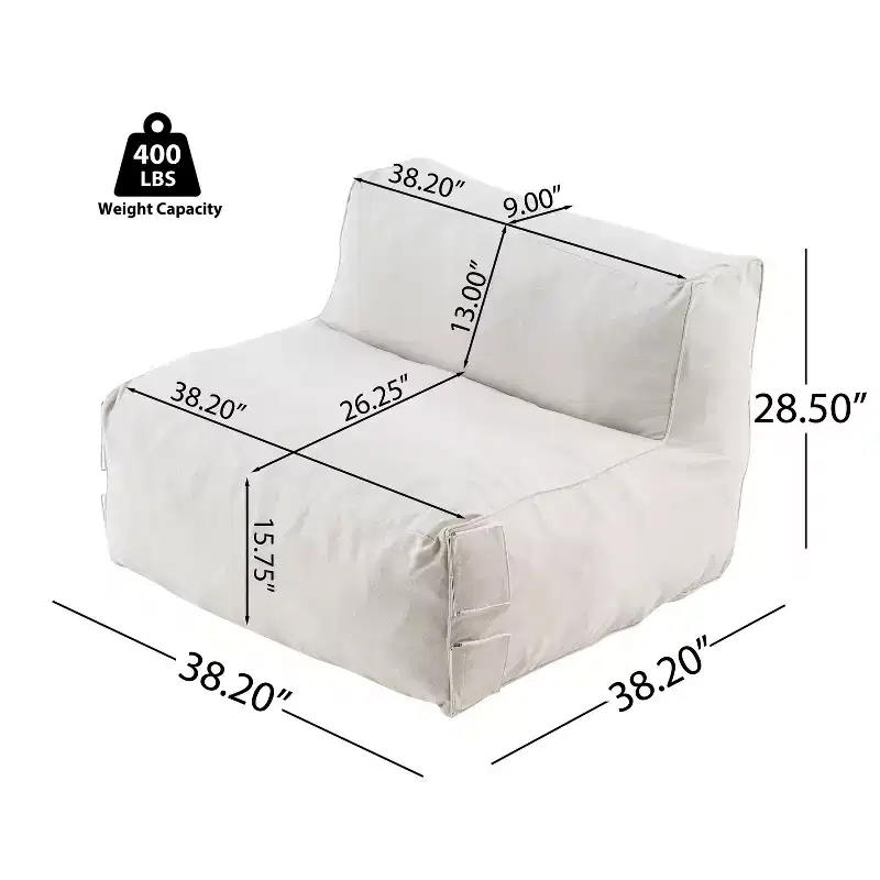 Christopher Knight Home Mireya Modern Patio Olefin Bean Bag Sofa