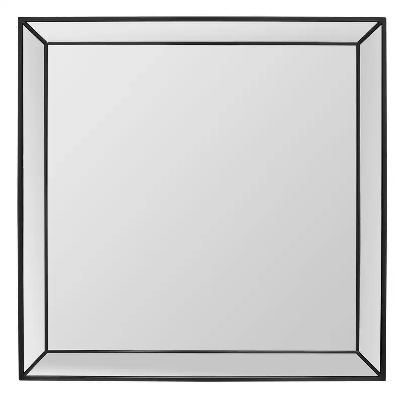 Round Brass Iron Wall Mirror