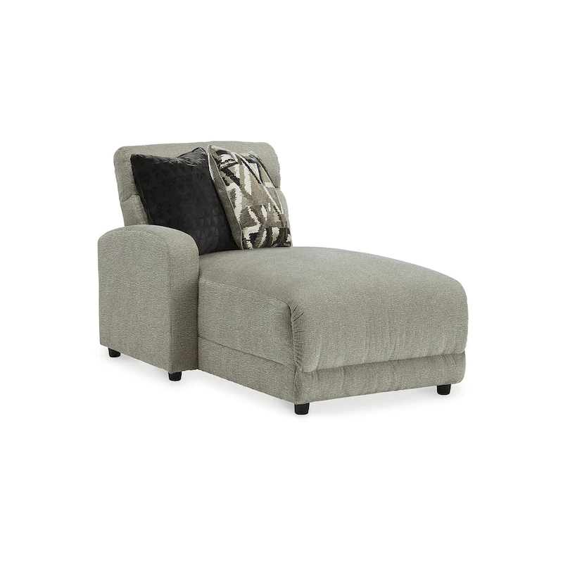 Signature Design by Ashley Colleyville Gray 4-Piece Power Reclining Sectional with Chaise - 140W x 65D x 39H