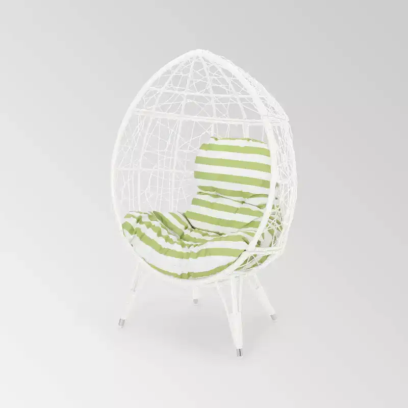 Gianni Wicker Teardrop Chair - Christopher Knight Home