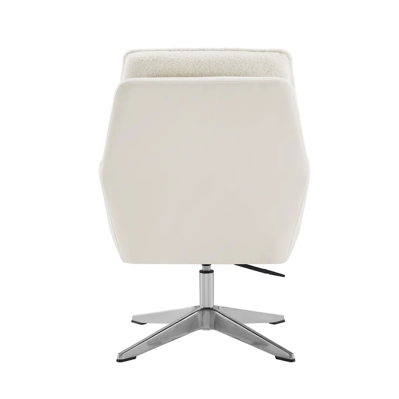Marcia Swivel Sherpa Chair Accent Chair