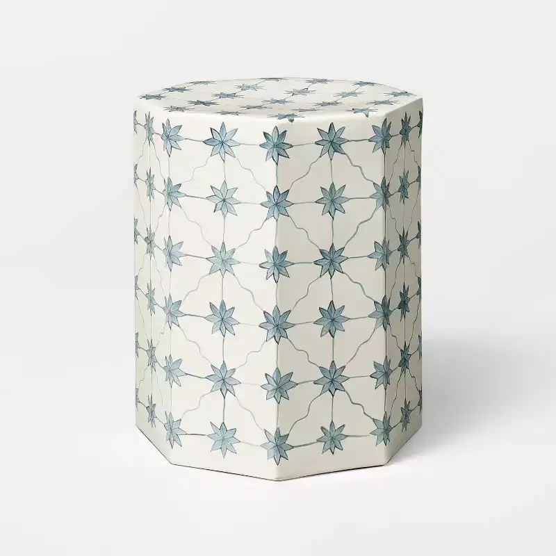 Ceramic Side Table Natural Off-White - Threshold™ designed with Studio McGee
