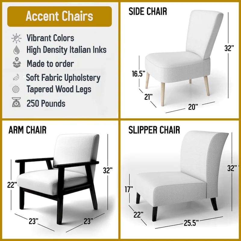 Designart Leopard Fur II Upholstered Cabin & Lodge Accent Chair and Arm Chair
