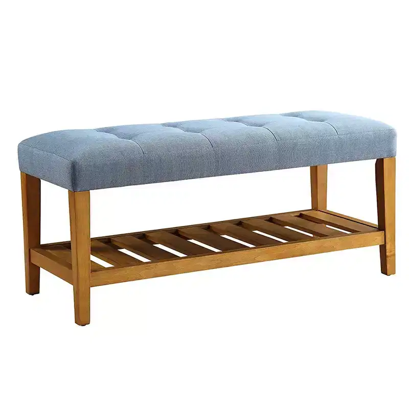 Royal Hampton Bench, Blue & Oak