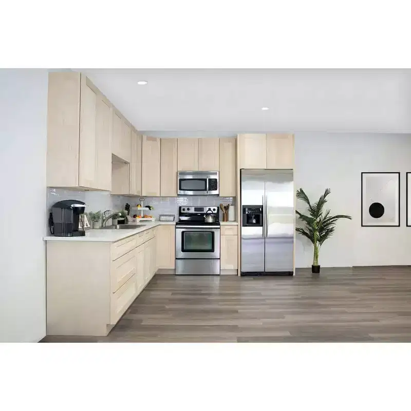 CASAINC 30 in. W x 24 in. D x 34.5 in. H Base Kitchen Cabinet with Drawer and Soft-Close Hinges  Plywood RTA Cabinet