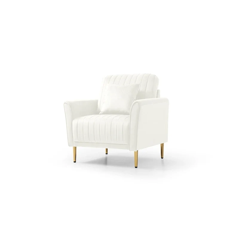 Velvet Accent Chair Living Room Chair Set of 2