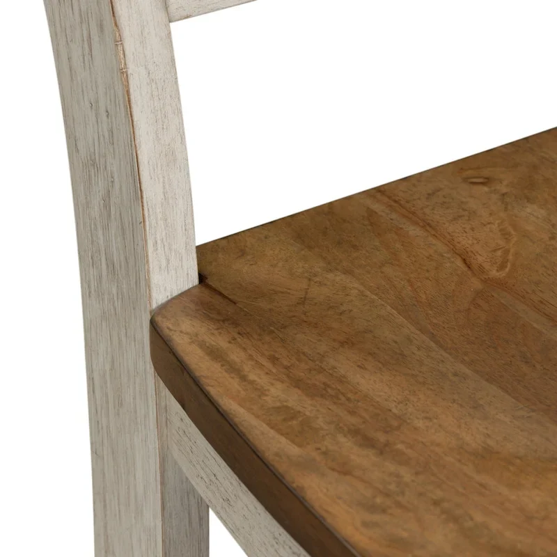 Farmhouse Reimagined Antique White 6 Piece Trestle Set