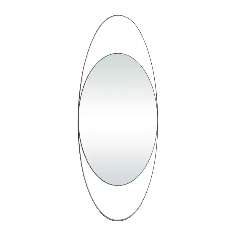 Metal Oval Wall Mirror - CosmoLiving by Cosmopolitan