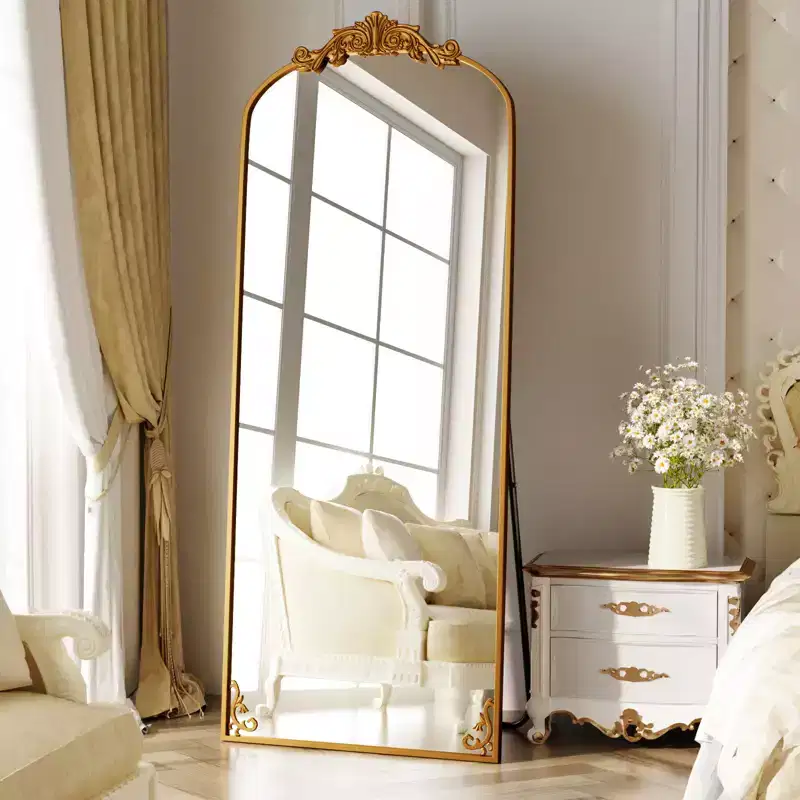 Arched Vintage Baroque Full-Length Mirrors