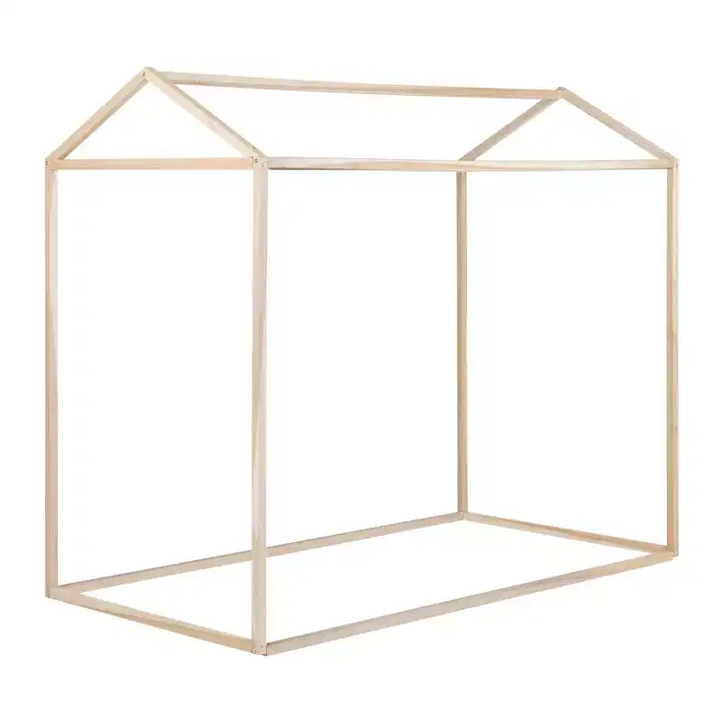 House Kids' Bed - Natural Poplar Wood Frame, Twin Size