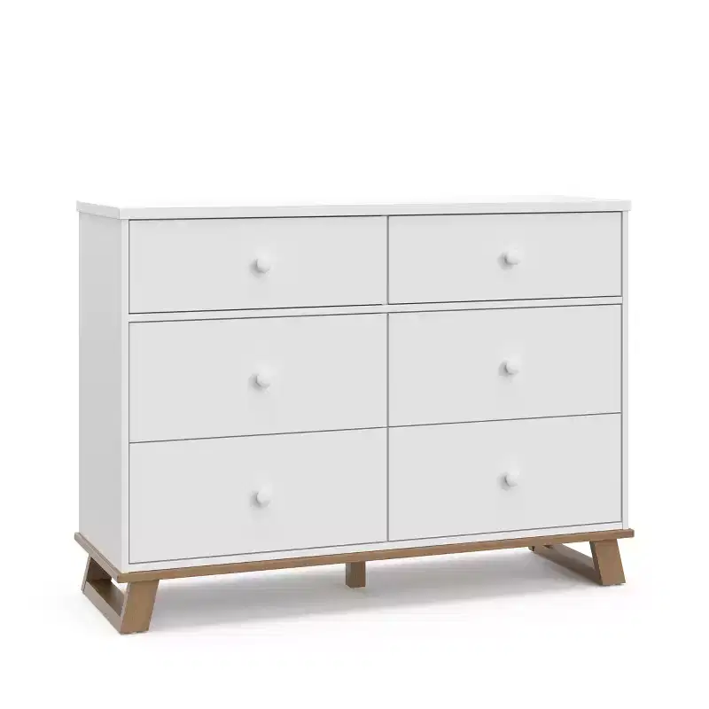 Modern 6-Drawer Double Dresser