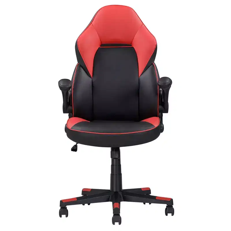 Okak Armrest-Adjustable Ergonomic Gaming Chair, Office Chairs with 360-Degree Swivel and Tilt Control, Criss Cross Chair for Gaming Room, Study, Black