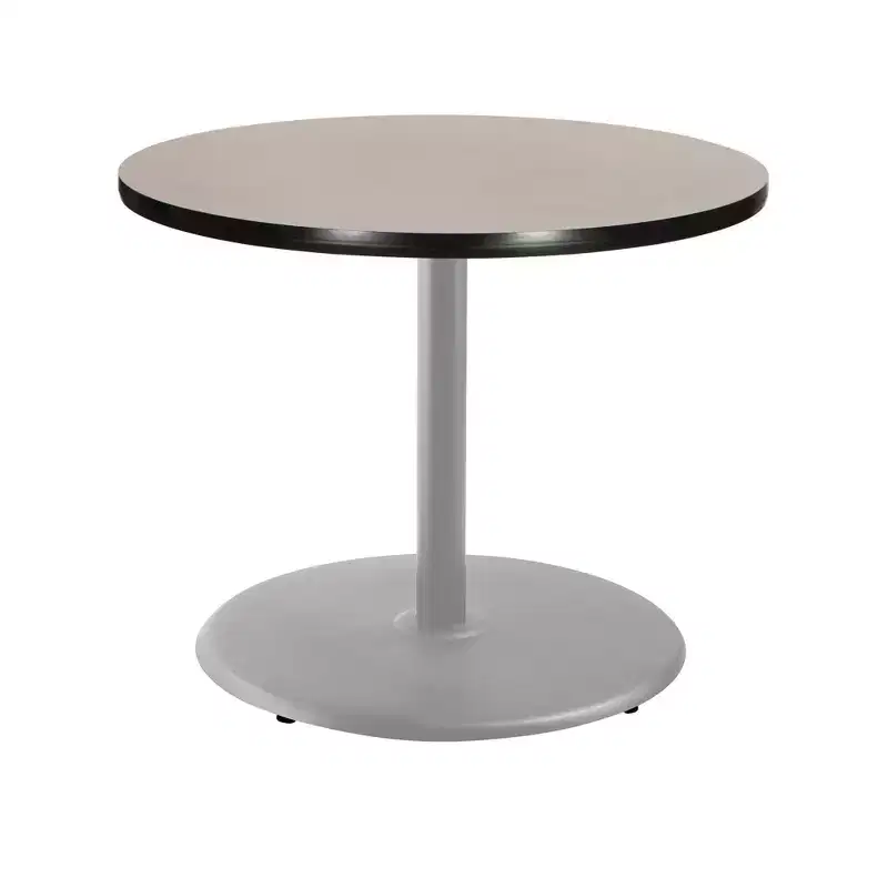 Hampden Furnishings 30" Bennet Collection Round Dining Table Gray/Gray Nebula