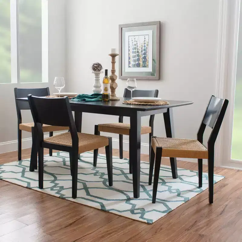 Powell 5pc Clara Dining Set Black