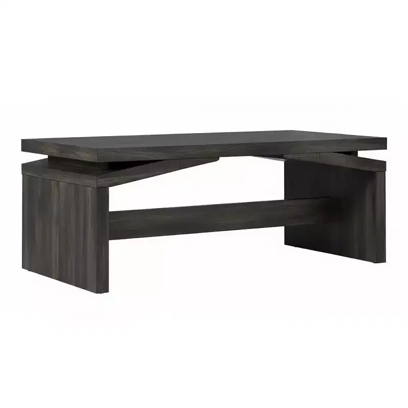 Modern Easy Assembly Split-Top Coffee Table
