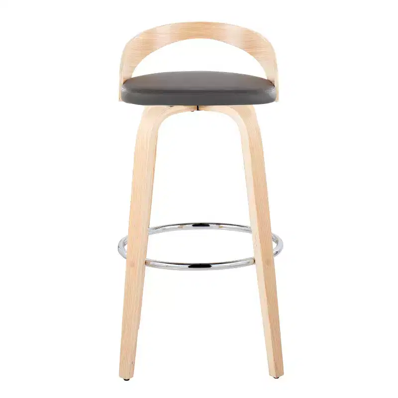 LumiSource Set of 2 30 Grotto Swivel Barstools