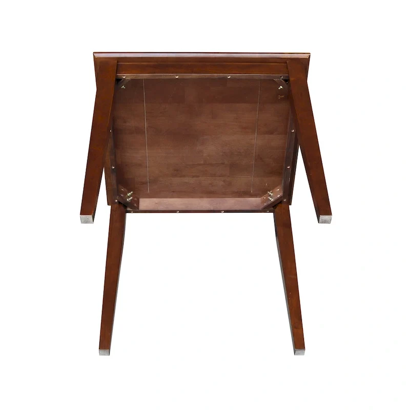 The Gray Barn Cattail Abode Espresso-finished Wood Table with Shaker Legs - Espresso