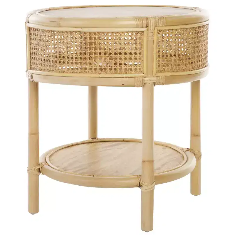 Arvid Round Accent Table - ACC6505A - Natural - Safavieh