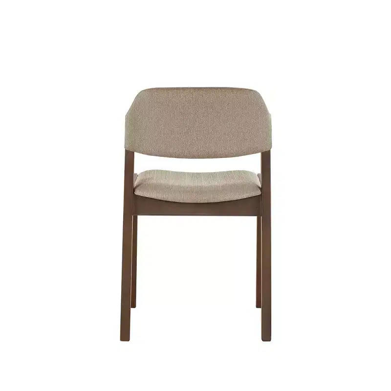 Abstergo Modern Scandinavian Wood Finish Dining Chair (Set of 2) - iNSPIREQ