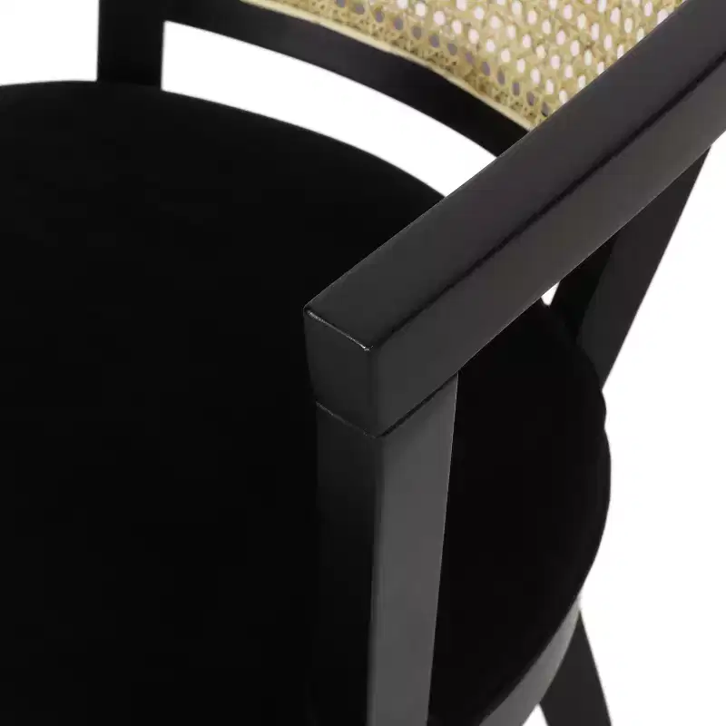 Christopher Knight Home Delwood Traditional Upholstered Rubberwood and Cane Dining Chairs (Set of 2)