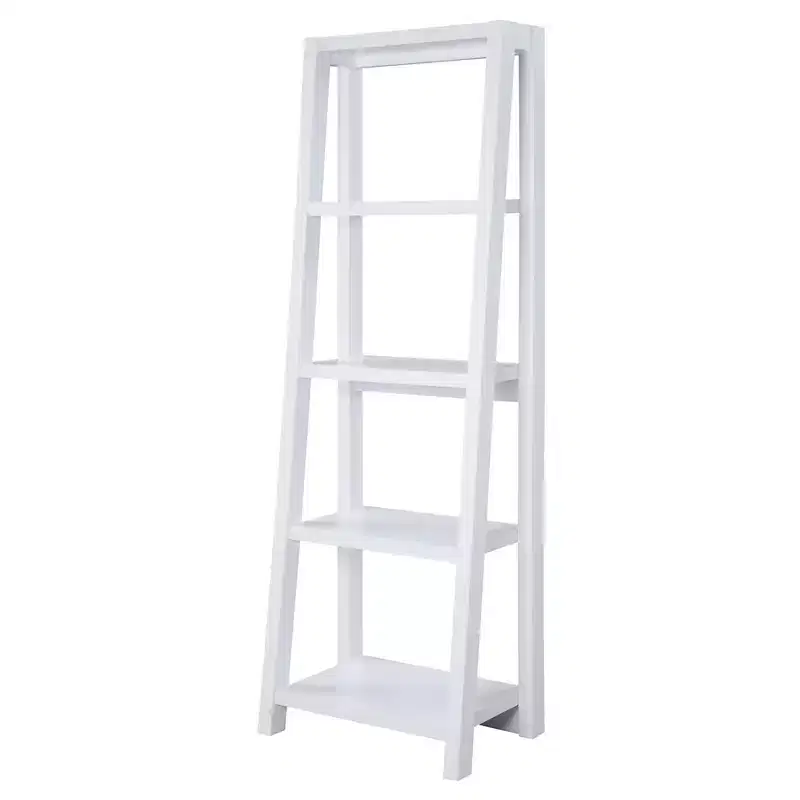 63.25" Newport Lilly Bookcase White - Breighton Home