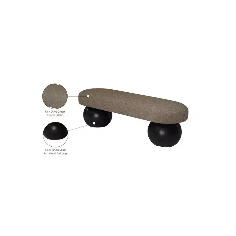 Meridian Furniture,Bowie Bench