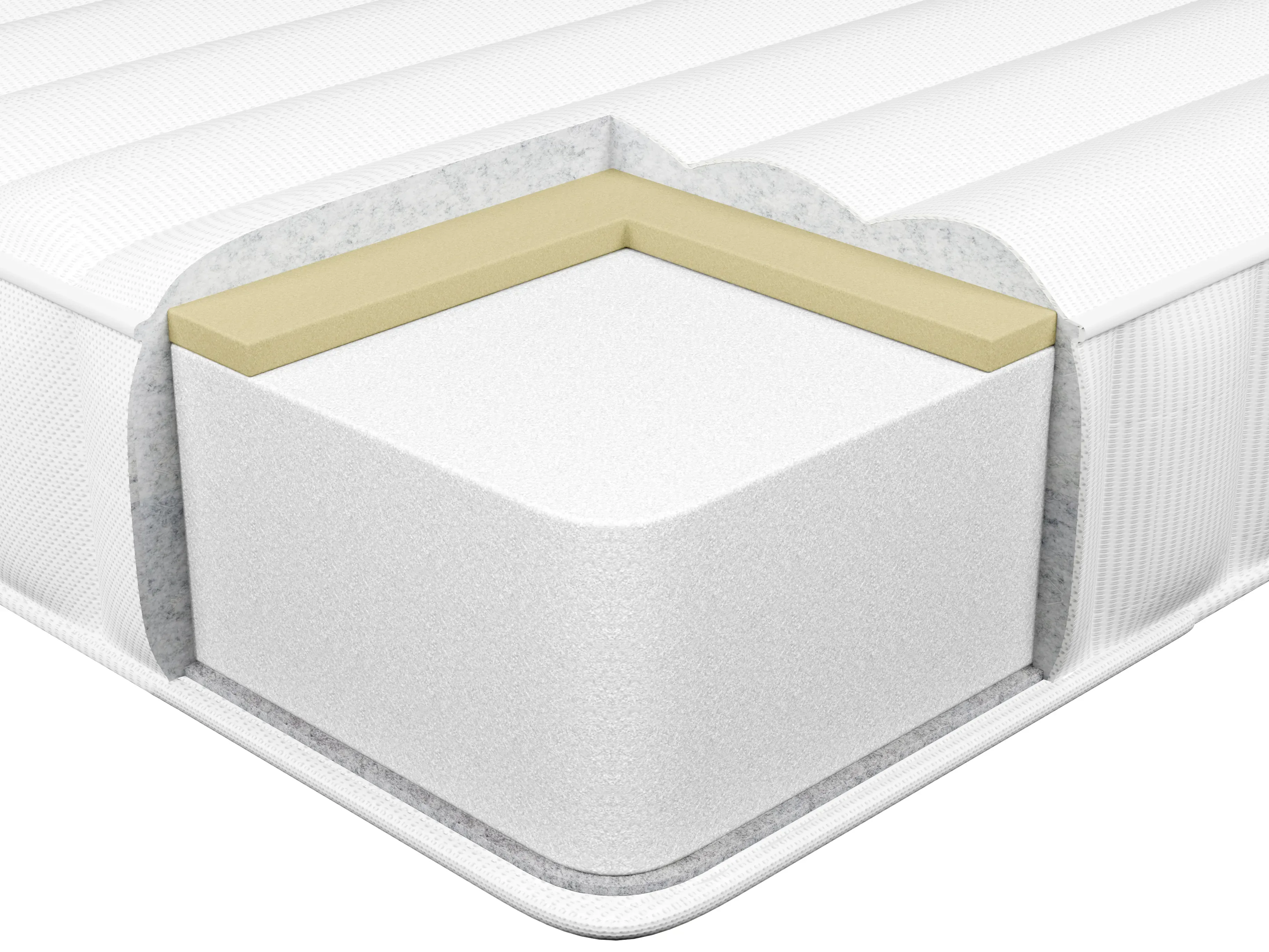Materasso in Memory Foam H2/3 160x200 cm