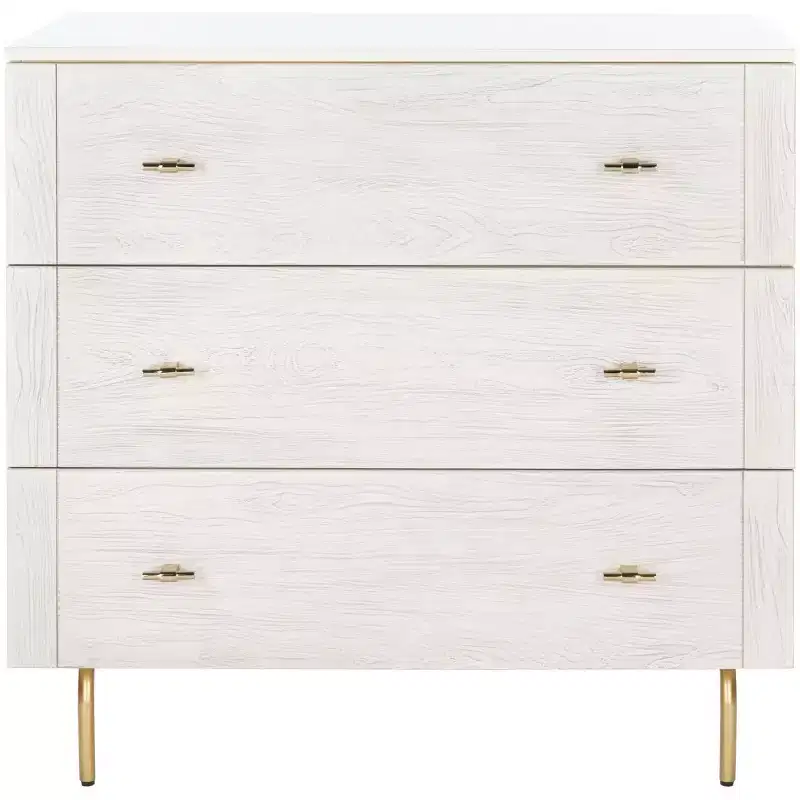 Genevieve 3 Drawer Dresser - DRS5000 - Safavieh