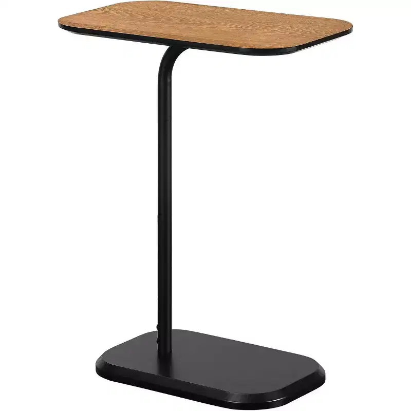 25.25 in.H Brown Color Rectangle Wood Table Top End Table 1 -piece