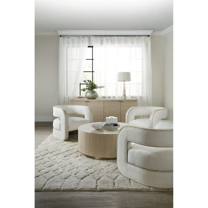 Hooker Furniture Cascade 28 Wide Modern Zen Upholstered Accent Chair