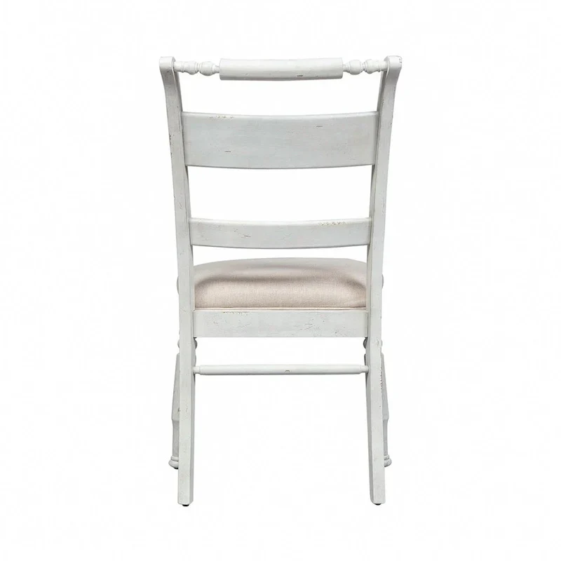 Whitney Antique Linen Slat Back Side Chair (Set of 2)