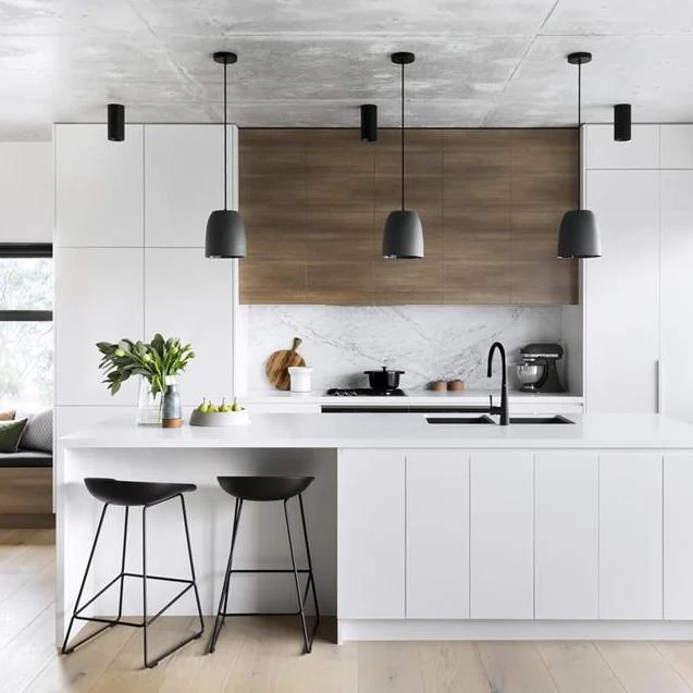 Modern Black Steel Barstool for Kitchen