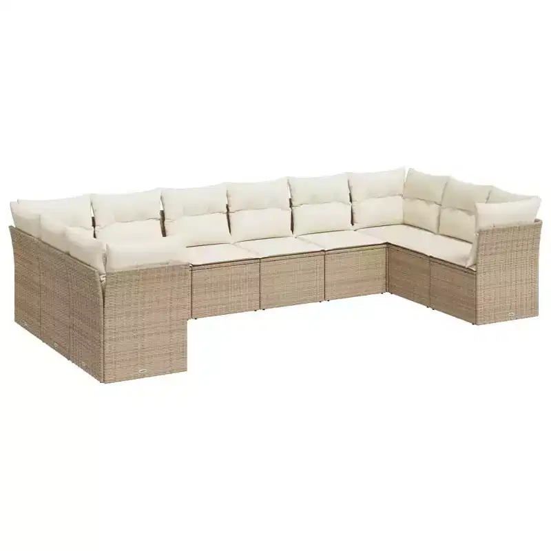 vidaXL Modular Garden Sofa Set with Cushions in Different Colors