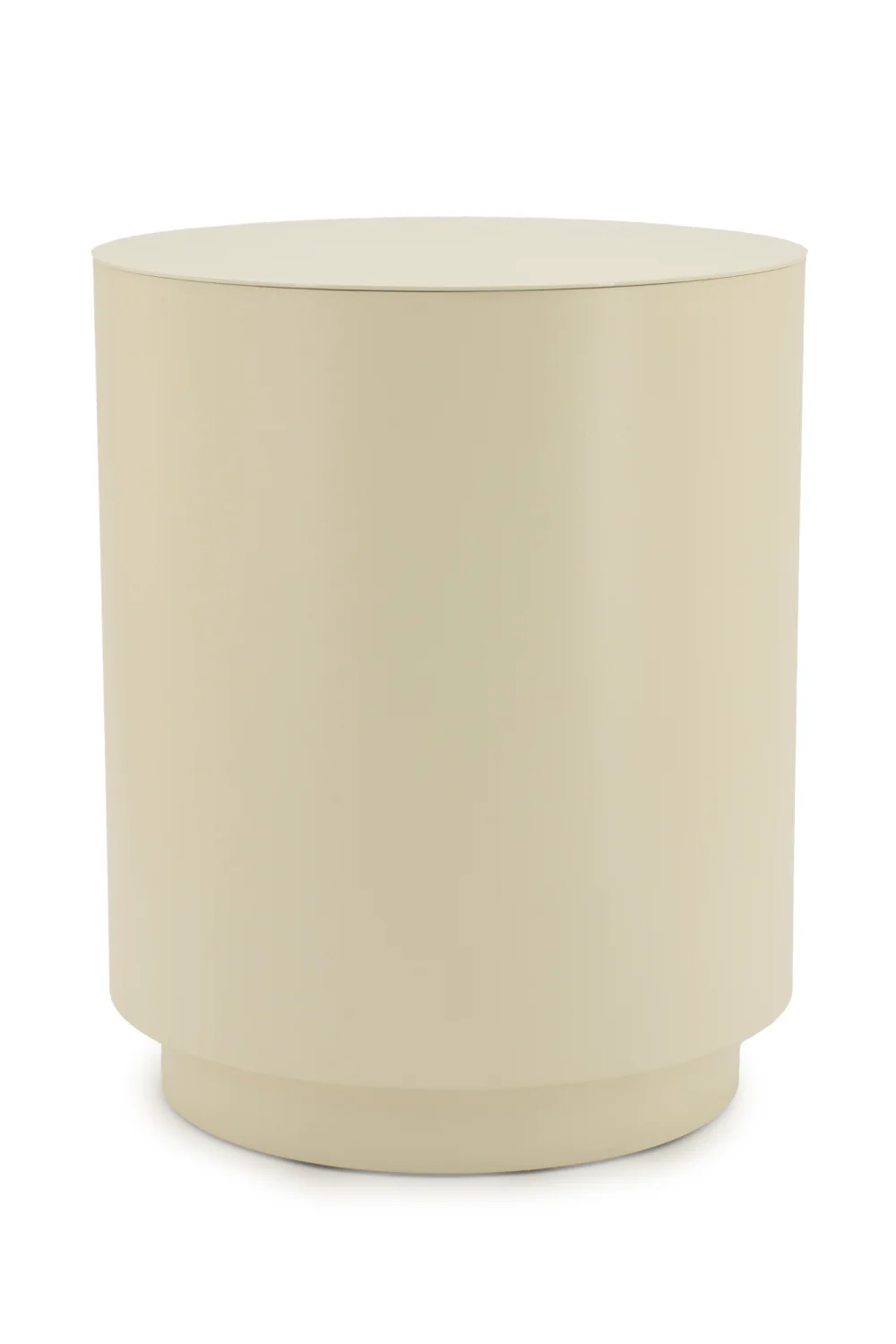 Cylindrical Iron Side Table