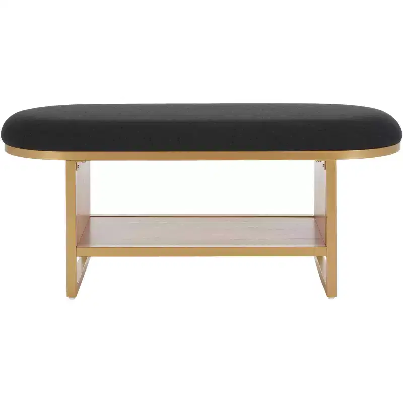 Iona Open Shelf Bench With Cushion - BCH5002 - Safavieh
