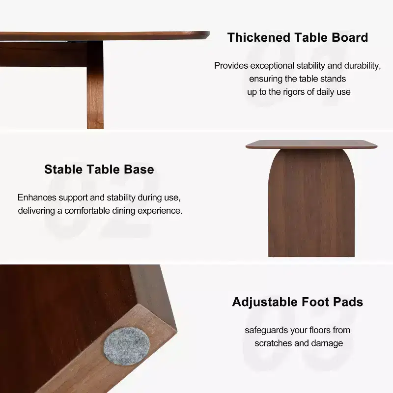 Modern Wood Dining Table